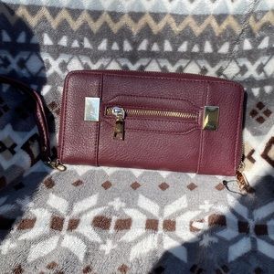 Madison West Large Wallet with Wrist Strap
